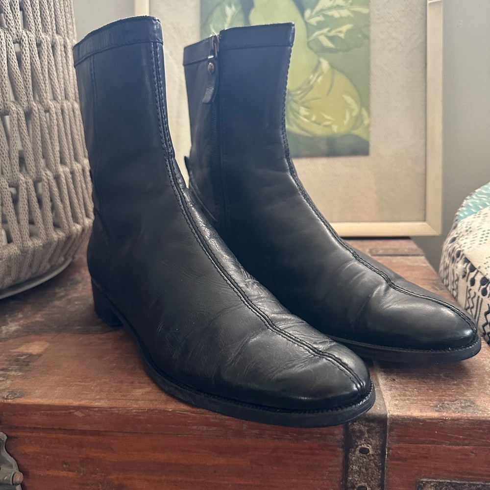 Authentic Burberry Leather Boots